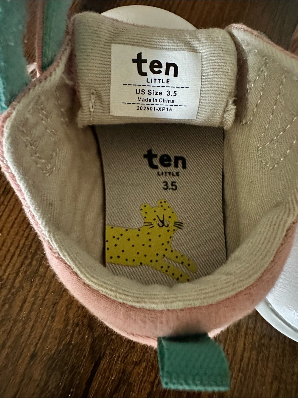Ten Little Kids Pink Slip-On Sneakers - Size 3.5